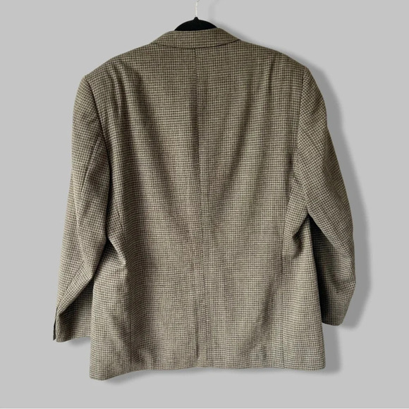 Vintage Moores Union Made Pure  Wool High Twist Checked Blazer - Picture 2 of 15